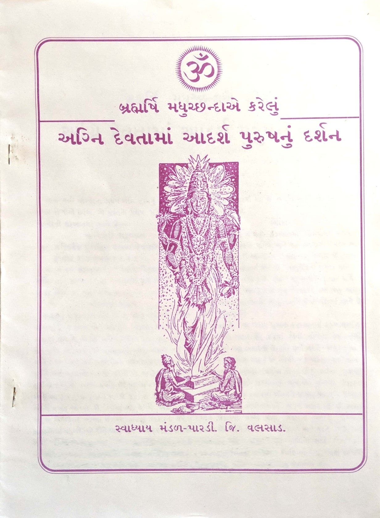 અગ્નિદેવતામાં આદર્શ પુરુષનું દર્શન